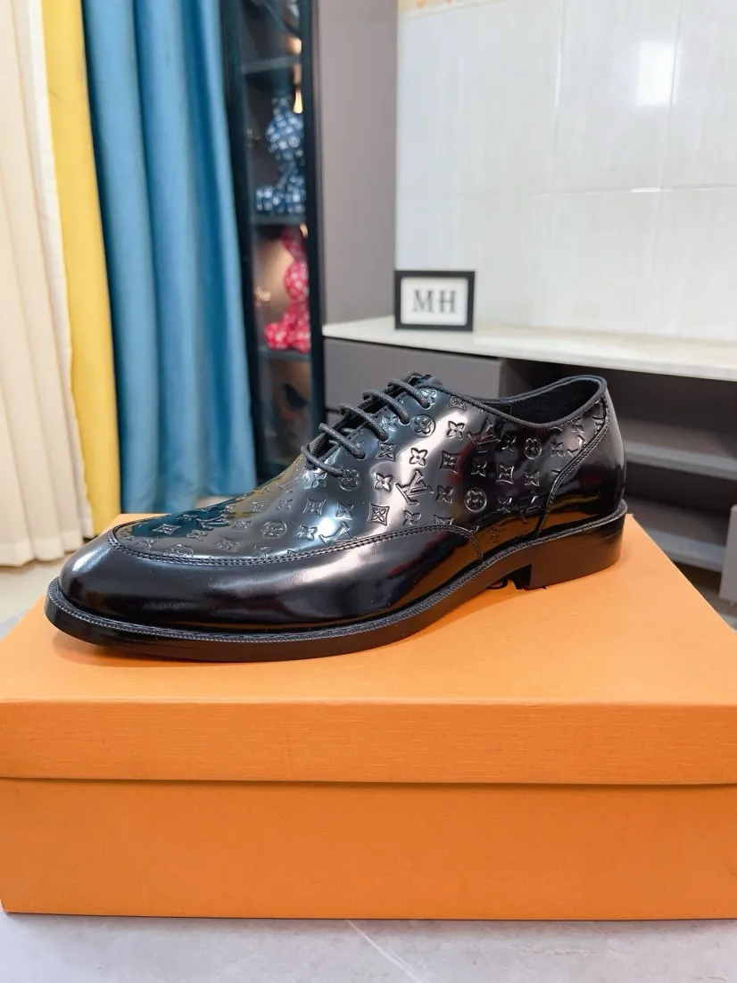 Men's shoes 💰540🌹🌹 [LV] Louis Vuitton's popular casual leather shoes 🎖Fashionable and elegant 🎖🎖Material: Original imported cowhide open edge beads, washed cowhide leather lining, original molded rubber outsole, high-end and classy, ​​elegant quality, instantly transforming into a handsome man ❤❤Standard\nNumber of sizes: 39-44, 38 45 46 customized